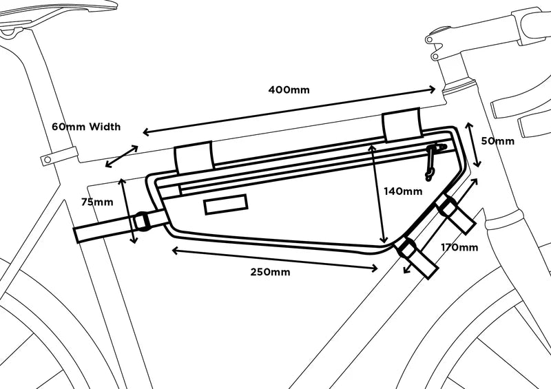 Restrap - FRAME BAG - MEDIUM
