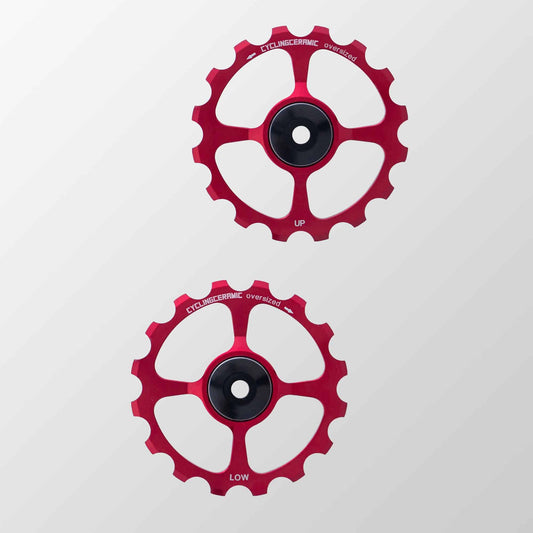 Oversized Pulley wheels 16T Red