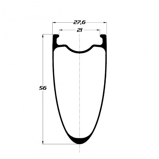 DUKE Baccara 36 SLR2 -levy (Carbon-700C) - alkaen 1332 g