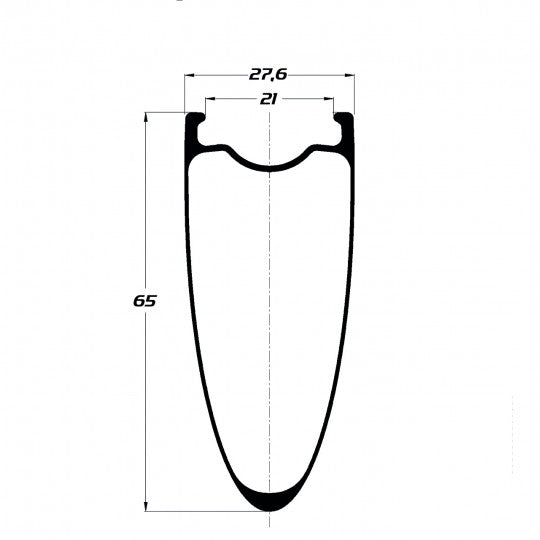 DUKE Baccara 36 SLR2 -levy (Carbon-700C) - alkaen 1332 g