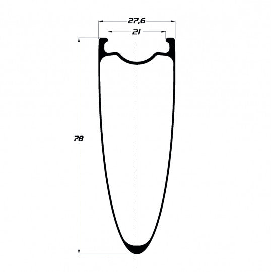 DUKE Baccara 36 SLR2 -levy (Carbon-700C) - alkaen 1332 g